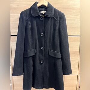 American Rag Cie Black Wool-Blend Coat - Size S (Great Condition)